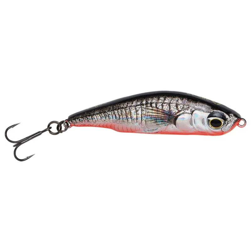 Neue Ware Savage Gear 3D Sticklebait Pencil 5.5Cm 7G Sinking Black Red Wobbler Swimbait & Meerforelle