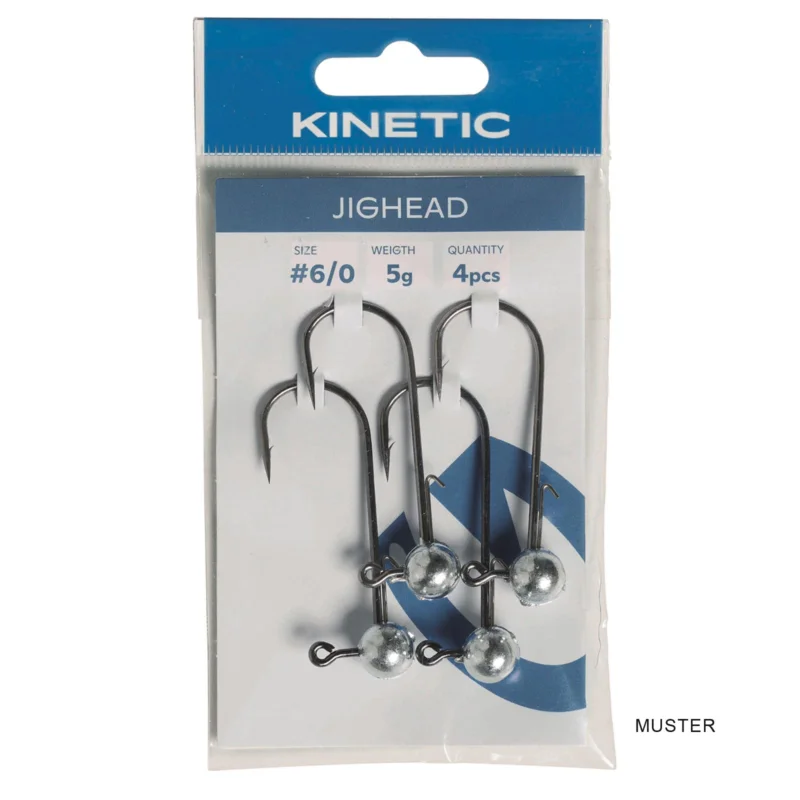 Nur Für Kurze Zeit Kinetic Jighead #8/0 40g 2pcs Profi Jigkopf bleifrei