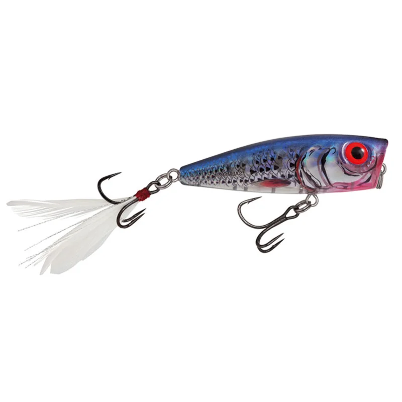 Salmo Rattlin pop 7cm Clear Blue Shiner Popper Neue Kollektion