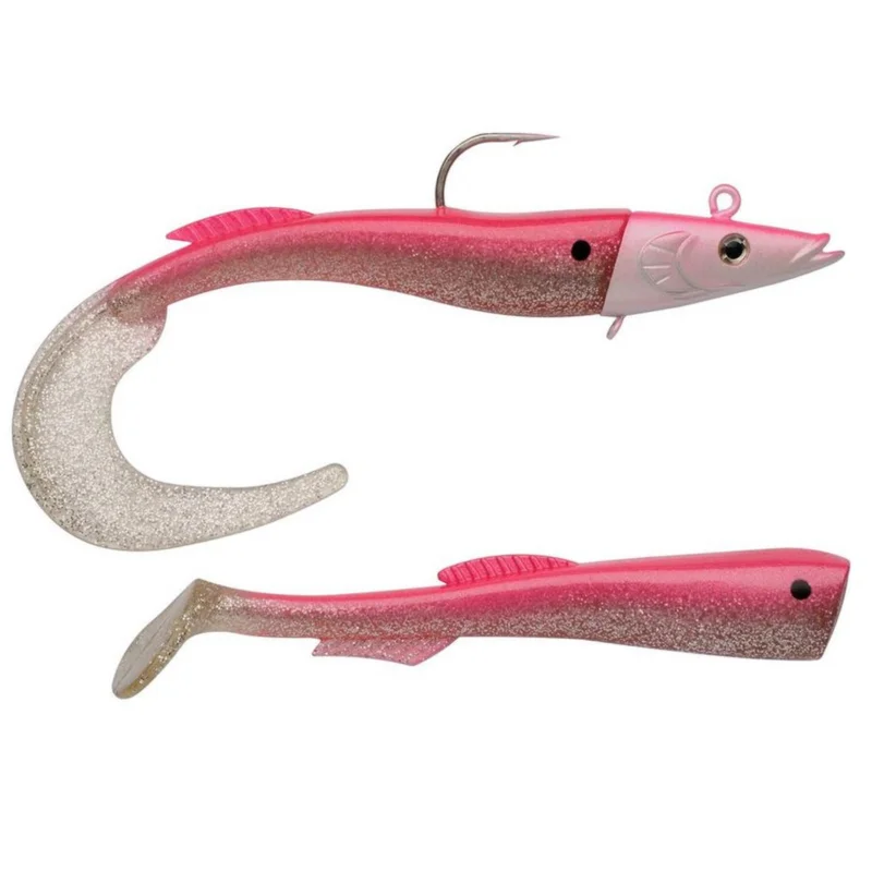 Nur Für Kurze Zeit Berkley PowerBait Sandeel 21cm 160g Metallic Pink Gummifisch Meeresangeln