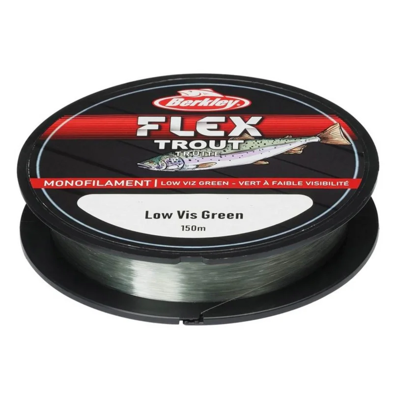 Berkley Flex Trout 150m 0,20mm LV Green Monofile Angelschnur Mega-Angebot