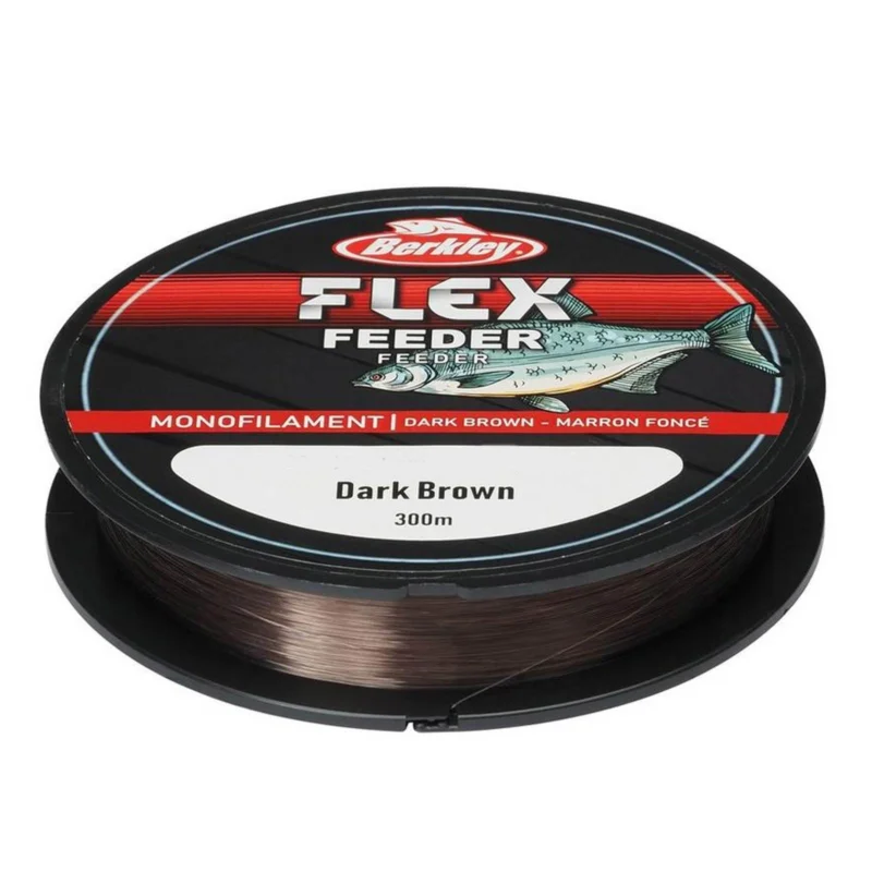 Top-Preis Berkley Flex Feeder 300m 0,20mm Dark Brown Monofile Angelschnur