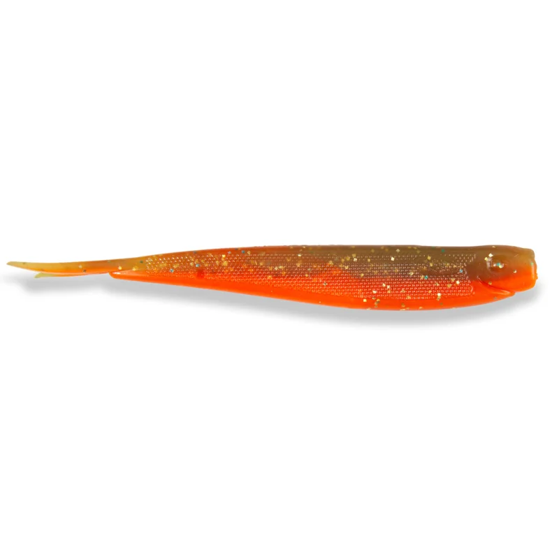 Sänger Iron Claw Moby V-Tail Non Toxic 2.0 19cm Motoroil Orange UV 1 Stk. Gummifische Preisreduziert