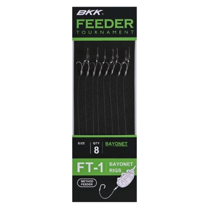 Direktkauf BKK Feeder Tournament FT-1 Bayonet #10 gebundener Feederhaken