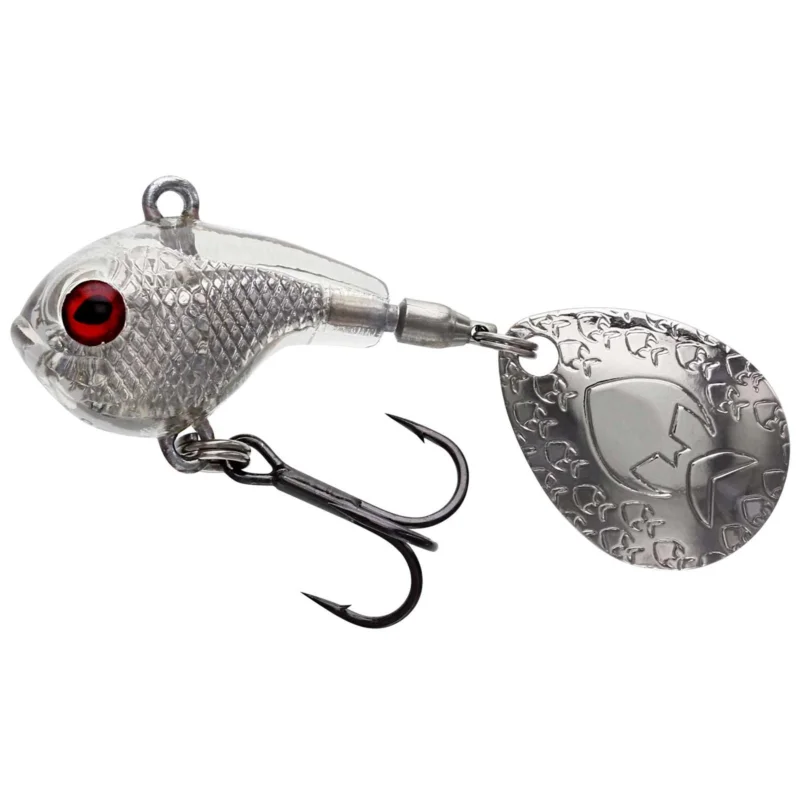 Westin Dropbite Spin Tail Jig 3,4cm 17g Crystal Jig Spinner bleifrei Schnäppchen