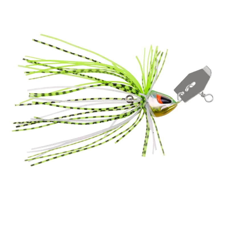 Preisreduziert Zeck Barsch Alarm Chatter-Rushka 5g Chartreuse Party Chatterbait bleifrei