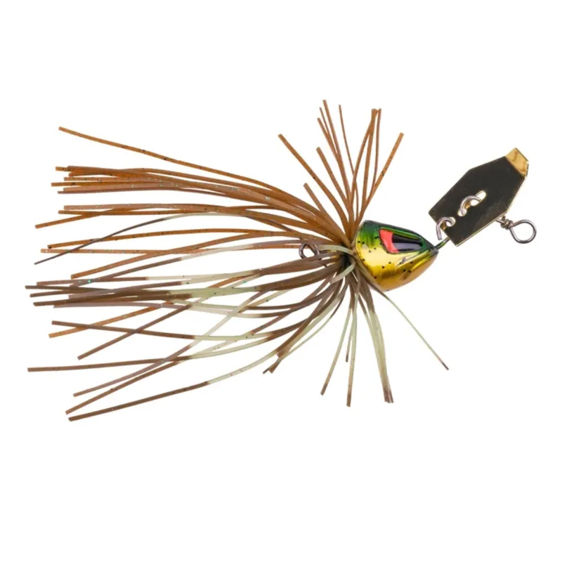Saisonangebot Zeck Barsch Alarm Chatter-Rushka 12,5g Moor Kiwi Chatterbait bleifrei