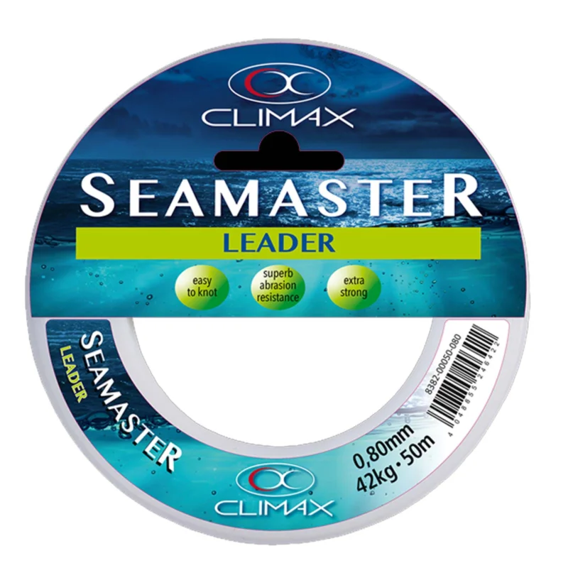 Climax Seamaster Leader 50m 0,50mm Vorfachmaterial Meeresangeln Neu Im Sortiment