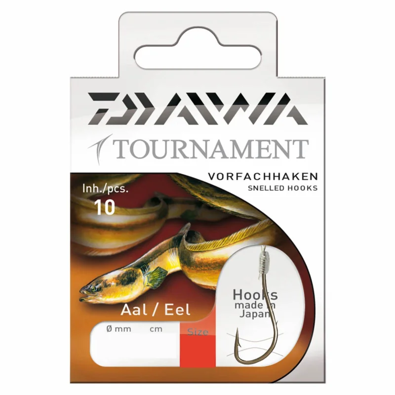 Preisreduziert Daiwa Tournament Aalhaken Gr. 2 Gebundene Vorfachhaken