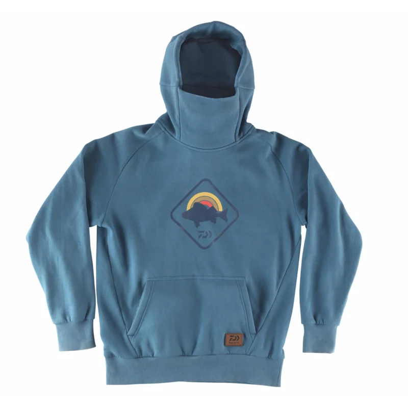 Highlight Daiwa D-Vec Snood Hoodie Petrol-Grün XXL Kapuzenpullover