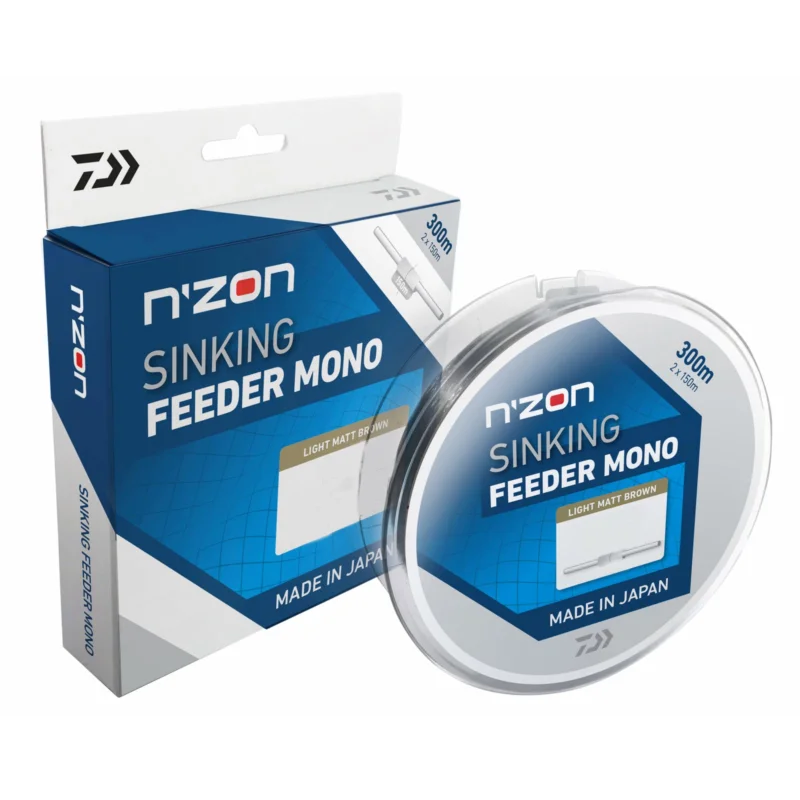 Sonderaktion Daiwa N'ZON S. Mono 0.18mm 300m Matt Braun Sinkende Monofilschnur