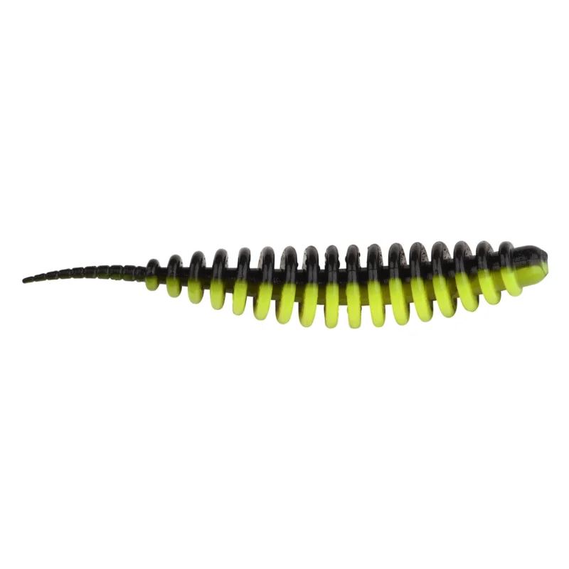 Spro Trout Master Master Worm 6,5cm 8 Pcs. Black Lime Gummiköder Nur Heute