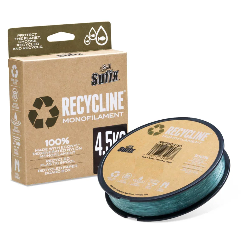 Markenprodukt Sufix Recycline Green 150m 0,35mm 7,0kg Monofile Angelschnur