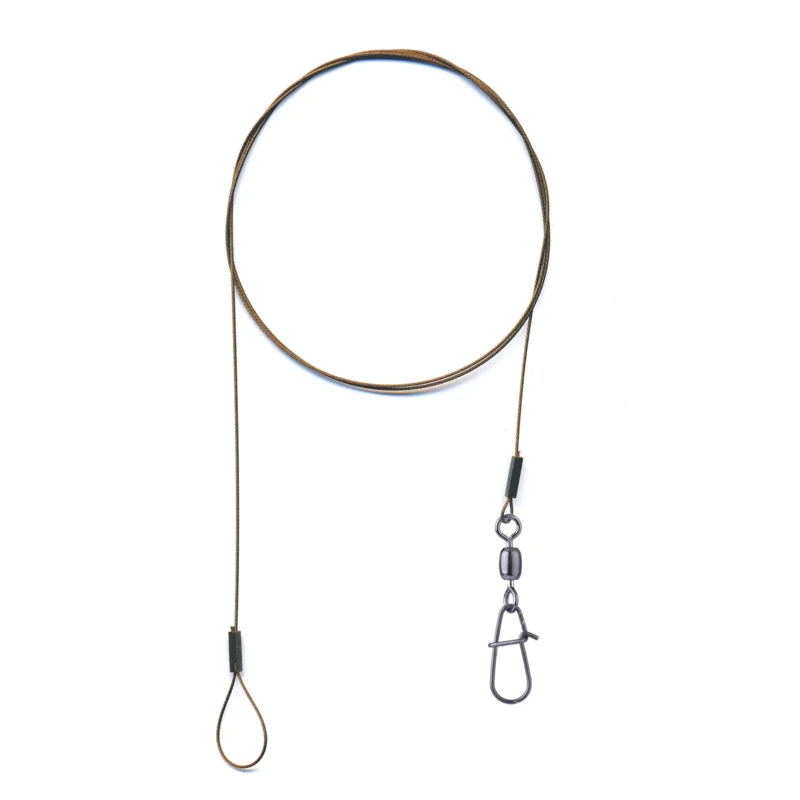 Must-Have Flexonit Vorfach AEN-BKK 7x7 Snap/Loop 0,45mm 2Stück 50cmStahlvorfach