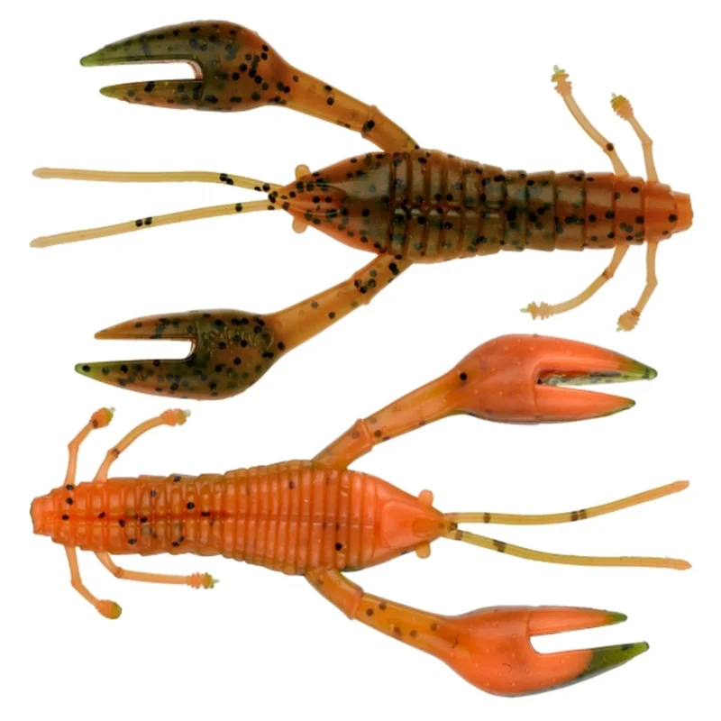 Nur Heute Gunki Hourra Craw Up 75 Watermelon Orange Gummikrebs