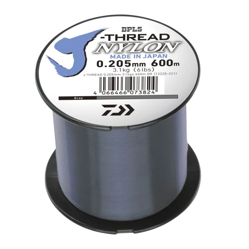 Daiwa J-THREAD 0.235mm 4.1kgs 600m Grey Monofile Schnur Billig