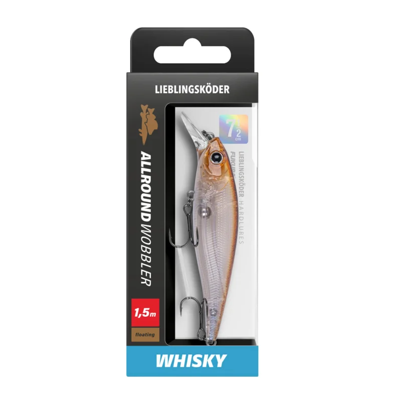 Lieblingsköder Allroundwobbler 7,5cm Whisky Super-Preis