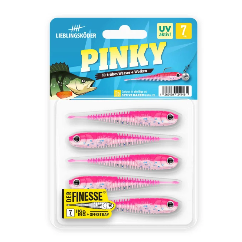 Sonderaktion Lieblingsköder Der Finesse 7cm Pinky Gummifisch