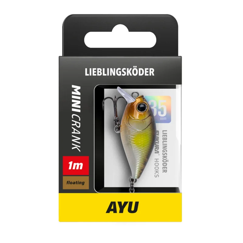 Bestseller Lieblingsköder Mini Crank 3,5cm Ayu Crankbait