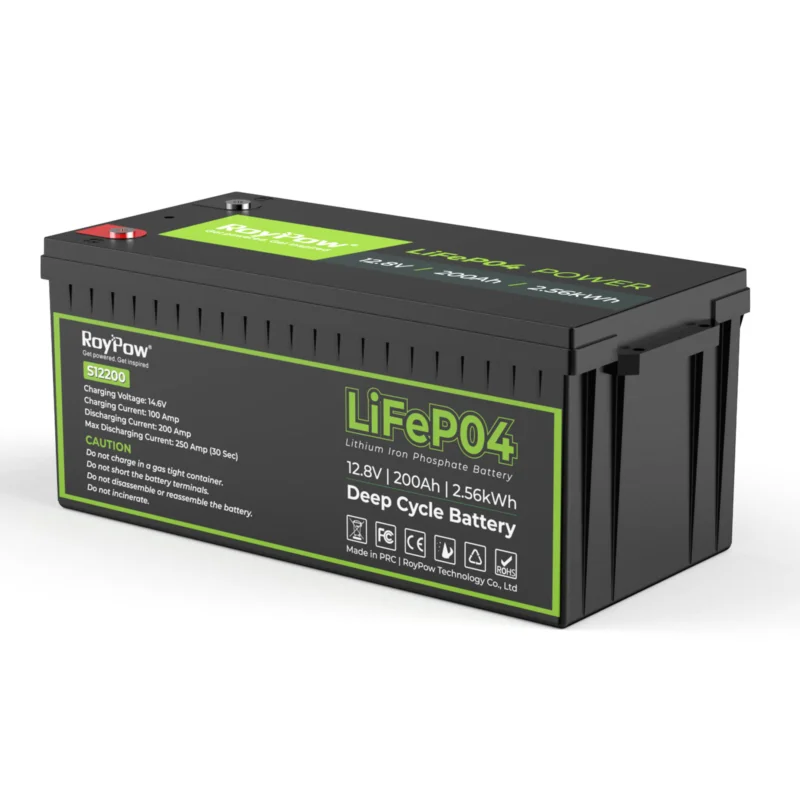 RoyPow IP65 S-Serie Batterie BT 12V 200Ah LiFePO4 Neue Ware
