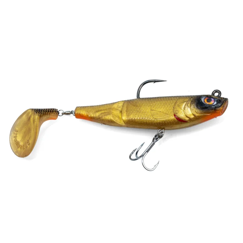 Begrenztes Angebot Chasebaits The Swinger 90 Rigged 9cm Nugget Gummifisch
