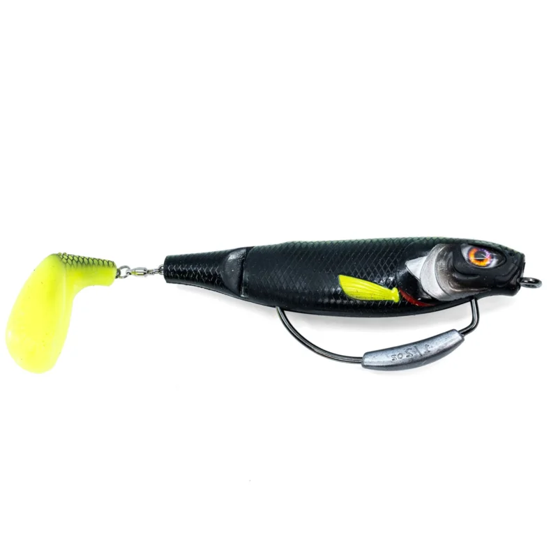 Chasebaits The Swinger 150 Weedless 15cm Licorice Swimbait Sale