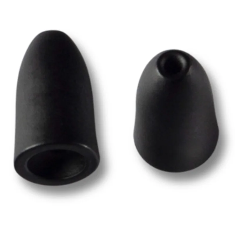 Toppies 3,5g Tungsten Bullet Weight Black Matt 5 Pcs Angelgewicht Neuheit