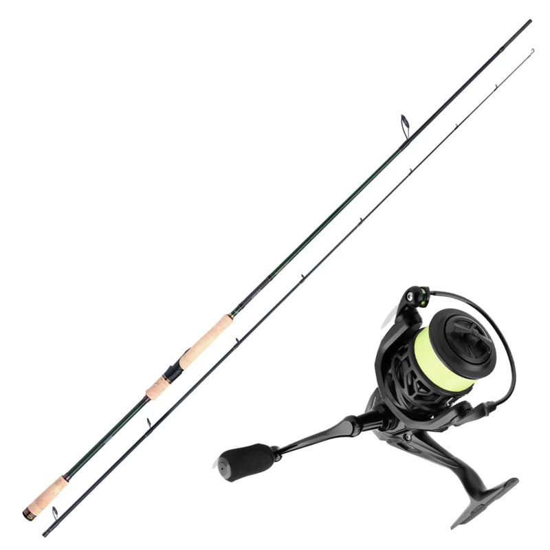 Expressversand Limited Zander Allround Combo – Shimano Sahara + Fishing-King Tackle + 8-fach Geflecht