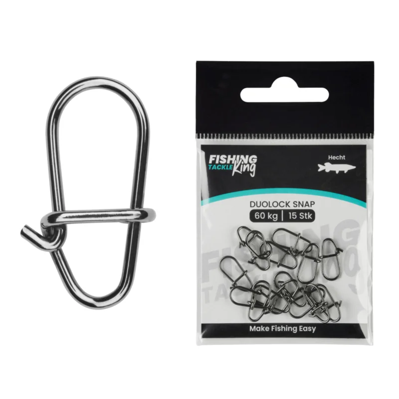 Letzte Chance Fishing-King Tackle Hecht Duolock Snap