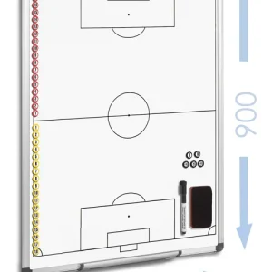 FUSSBALL - magnetische Taktiktafel 600 x 900 mm Must-Have
