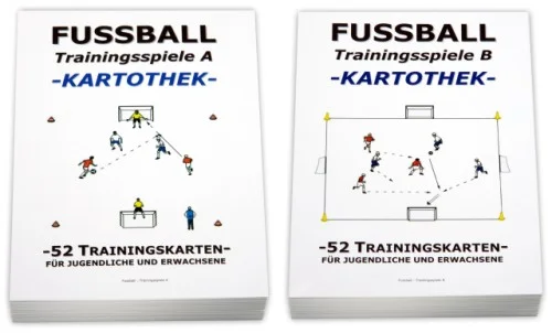 Nur Heute FUSSBALL - Kartotheken SET "Trainingsspiele A+B"