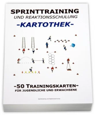 Garantierte Lieferung FUSSBALL Trainingskartothek - "Sprinttraining"