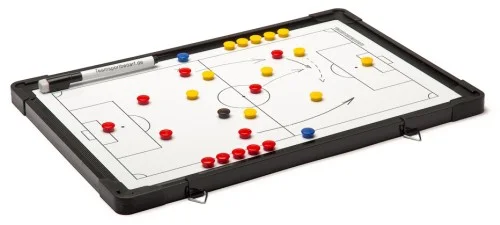Günstig FUSSBALL - Taktiktafel 300 x 450 mm (beidseitig) - inkl. Zubehör und Tasche
