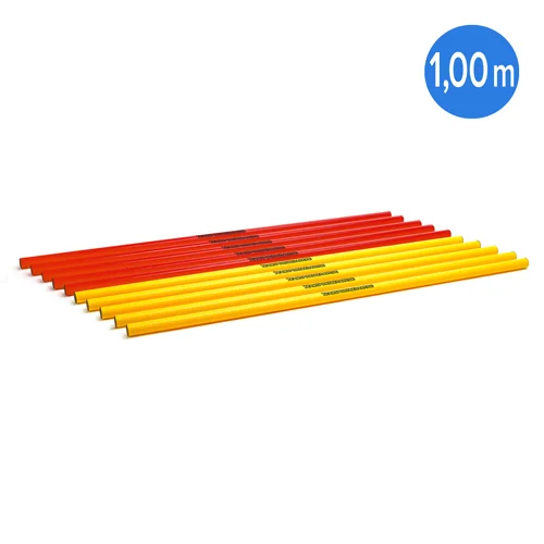 Markenprodukt Hürdenstangen (2 Farben) - Länge: 1 m