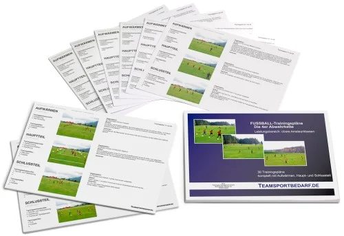 Schnäppchen Fußball Trainingspläne (90 Übungen) - 4er Abwehrkette