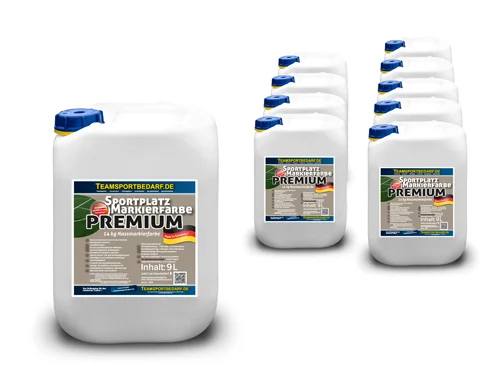 Angebot 10 Kanister - PREMIUM Markierfarbe 14 kg (9 Liter) Konzentrat