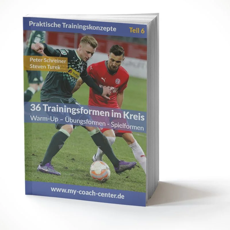 Sofort Bestellen Fussball Trainingsheft - 36 TRAININGSFORMEN IM KREIS