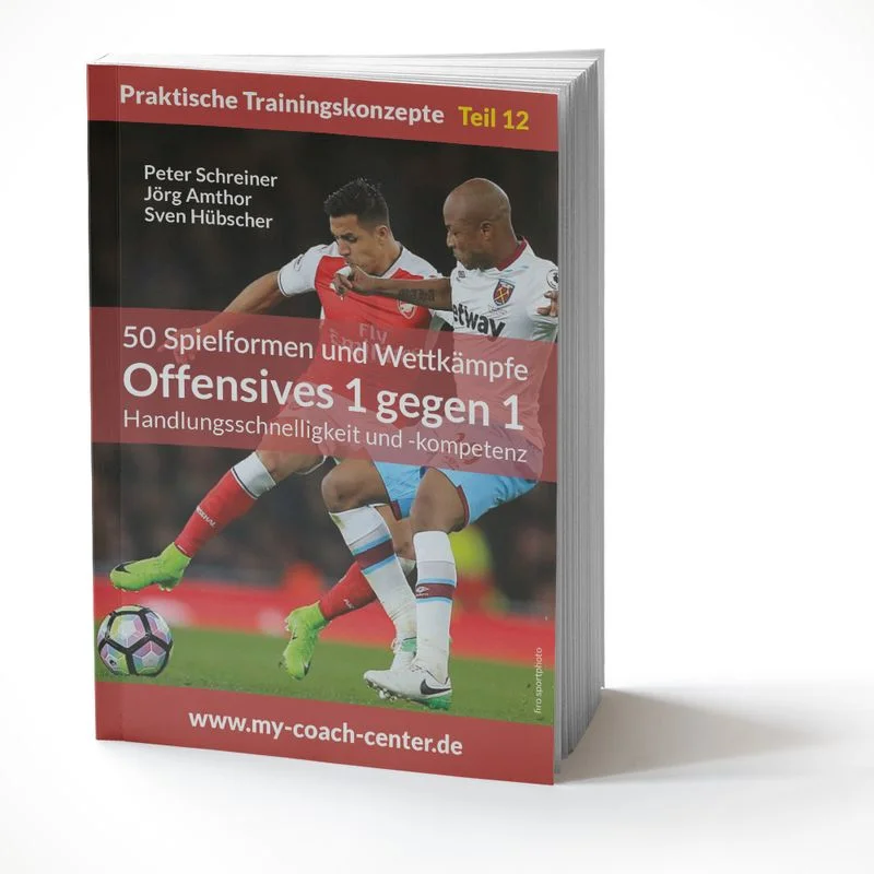 Sichere Zahlung Fussball Trainingsheft - Offensives 1 gegen 1