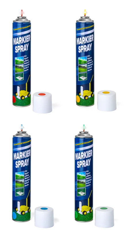 Preis Gesenkt Sportplatz-Markierspray (750 ml) - 4 Farben