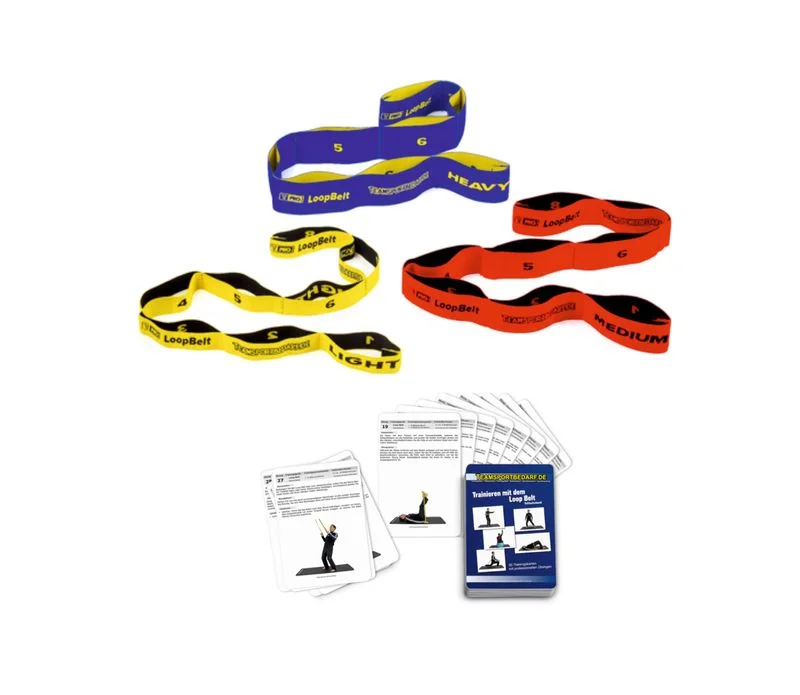 3er Set T-PRO Loop Belt (Stretchband) - inkl. 30 Workouts Rabatt