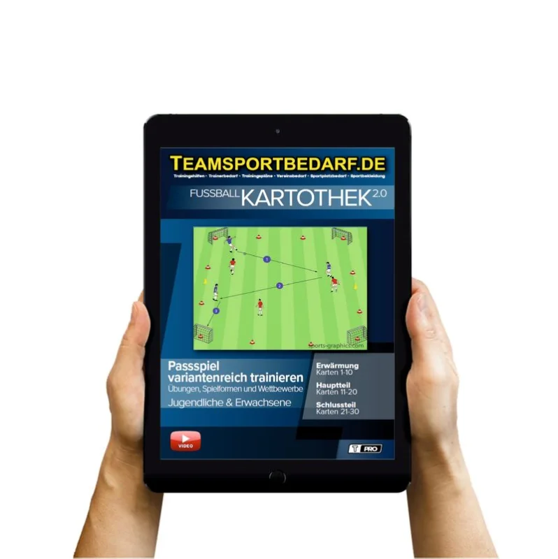 Fußball Download (60 Übungen) -Passspiel variantenreich trainieren Sale