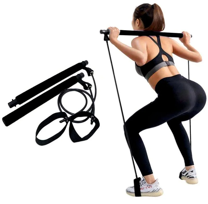 Zertifiziert Pilates Bar (Widerstandsband) - Farbe: Schwarz