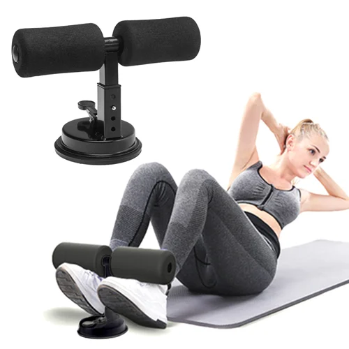 Sit-Up Trainer (mit Saugnapf) - Farbe: Schwarz Begrenztes Angebot