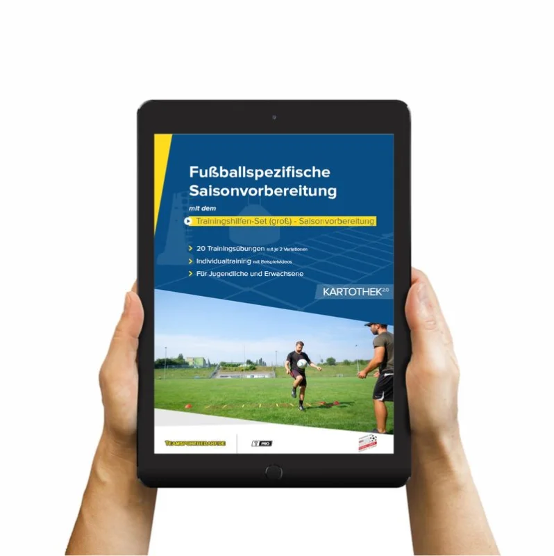 Fußball Download (60 Übungen) - Trainingshilfen Set (groß) - Saisonvorbereitung Geprüft