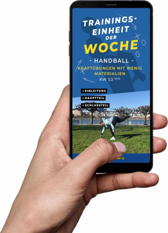 Schneller Versand Download (KW 53) - Kraftübungen mit wenig Materialien (Handball)