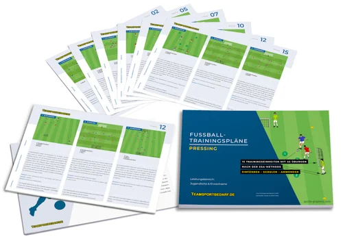 Fußball Trainingspläne (45 Übungen) - Pressing Highlight