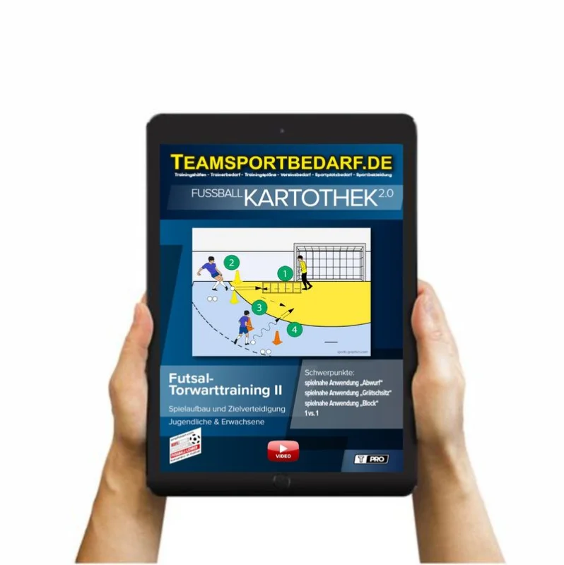 Fußball Download (60 Übungen) - Futsal Torwarttraining II Ausverkauf