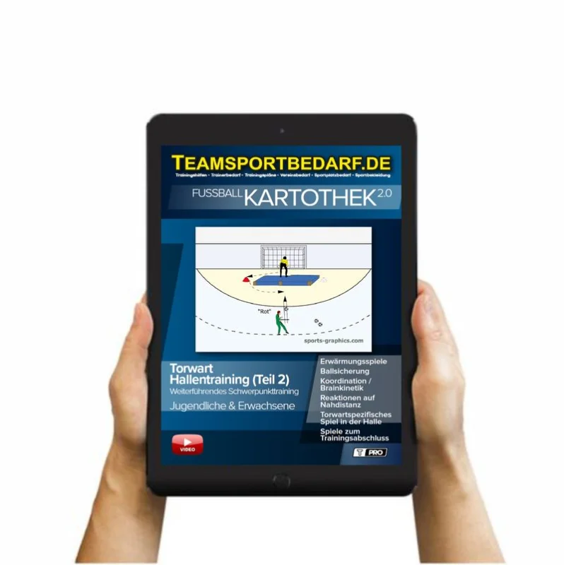 Fußball Download (64 Übungen) - Torwart Hallentraining Teil 2 Rabatt