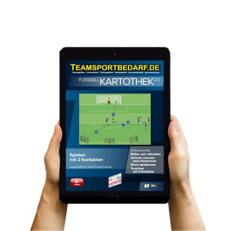 Fußball Download (78 Übungen) - Spielen mit 2 Kontakten Saisonangebot