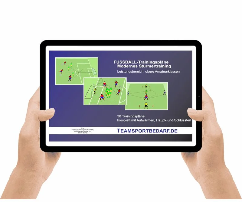 Top-Seller Download Fußball Trainingspläne (30 Übungen) - Modernes Stürmertraining
